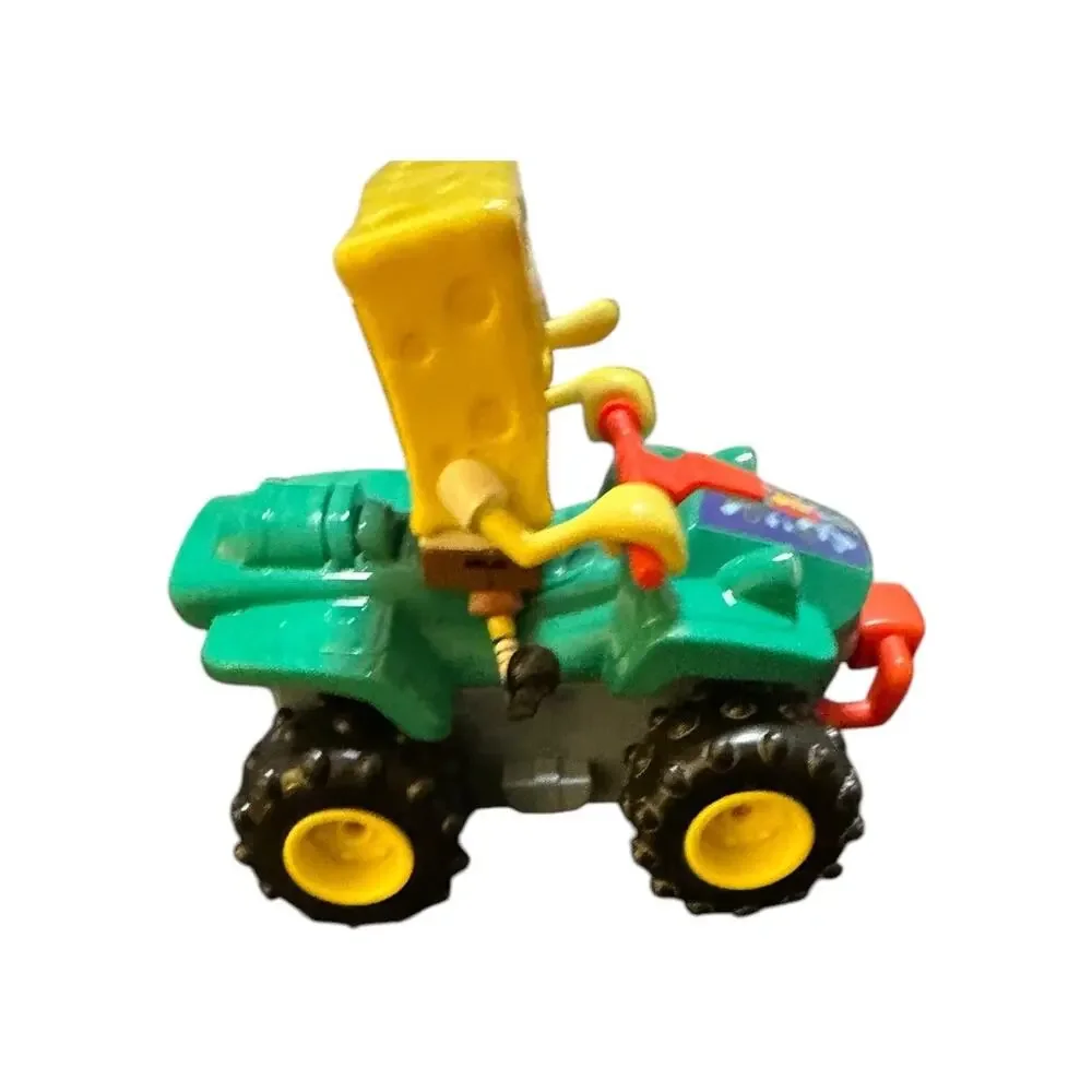 2007 Mattel Spongebob Squarepants Shake N Go ATV Battery Operated Toy Car